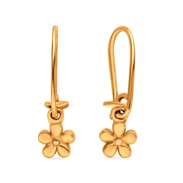 Серьги детские из красного золота 375 пробы 585GOLD