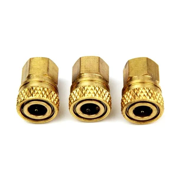 3 штука PCP штуцер наполнения 8mm медь Быстрое отключение M10 x 1
