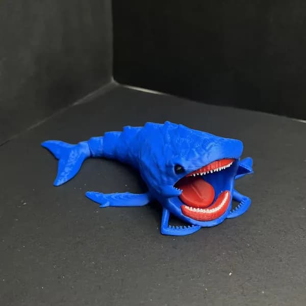 3D-печатная фигурка Мутант Блуп, Океанский, 14 см, PLA пластик