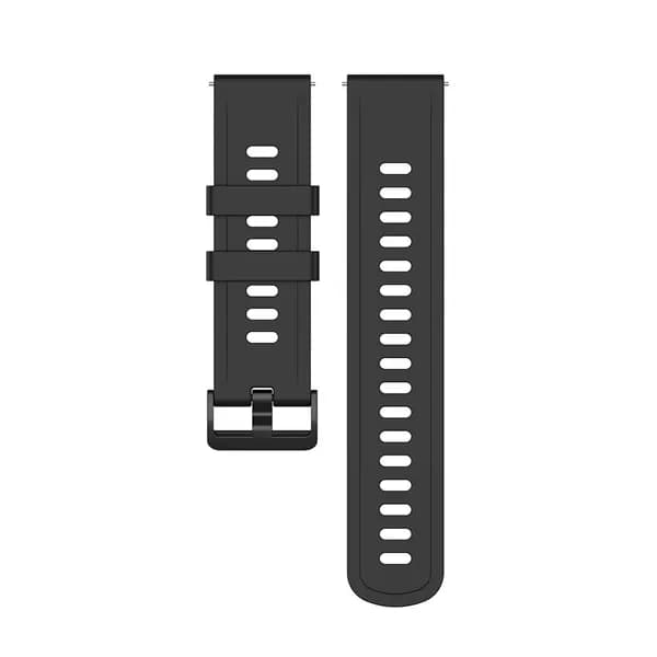 Силиконовый ремешок для часов Xiaomi Watch S1 Active и Xiaomi Mi Watch Color, чёрный
