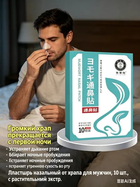 Средство от храпа для мужчин 10 шт