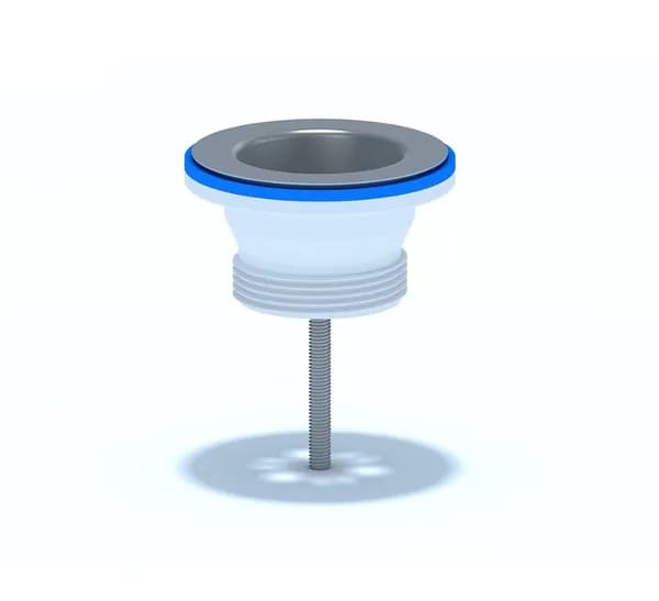 Выпуск для раковины АНИ пласт M200, 11/4", чашка 64мм, с нержавеющей решеткой