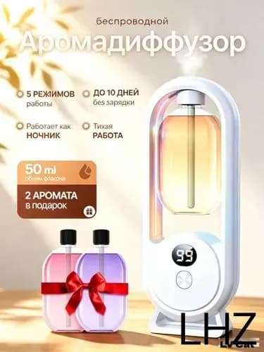Аромадиффузор ультразвуковой 019ef733dcad76b48c23cd55235f7b67, белый