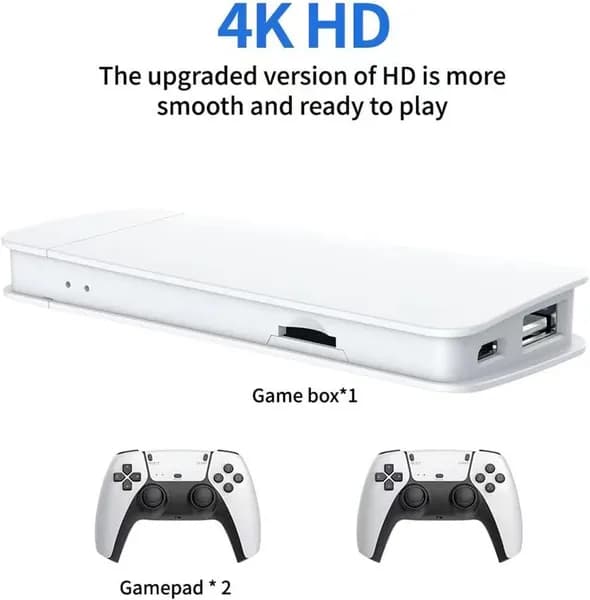 Новинка M15 Game Stick, портативная игровая консоль в стиле ретро с 19 000 играми, видеоиграми HD 4K 64G Plug and Play для ТВ