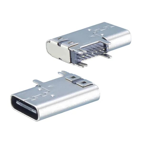 Разъем USB Type-C 14-pin 3A угловой 90 THT