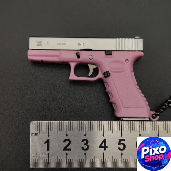 Брелок Glock 17 P18C коллекционный/разборный PUBG/CS GO/Fortnite/APEX