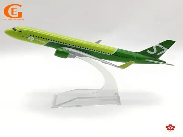 Металлическая Модель Самолета Аэробус 320, S7 Airlines А320