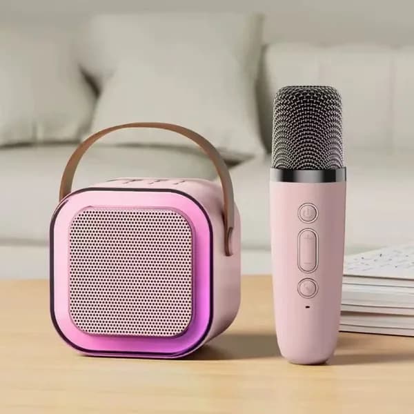 Мини-караоке колонка с микрофоном, Bluetooth
