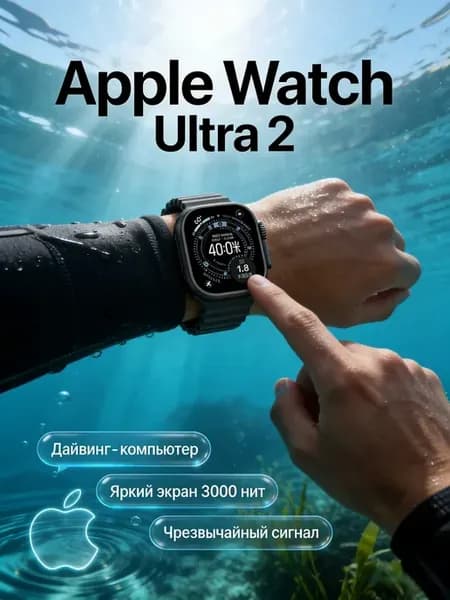 Смарт часы Watch Ultra 2 49mm новые волновой ремешок