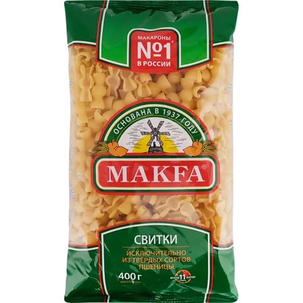 Makfa Макароны Свитки, 400 г
