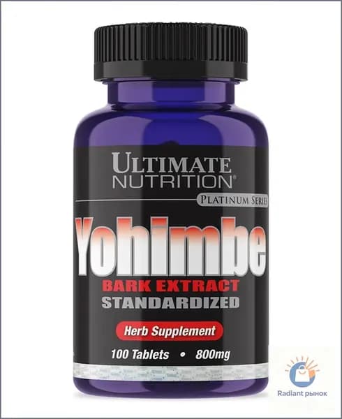 Yohimbe Bark Extract 800 мг (100 таб)
