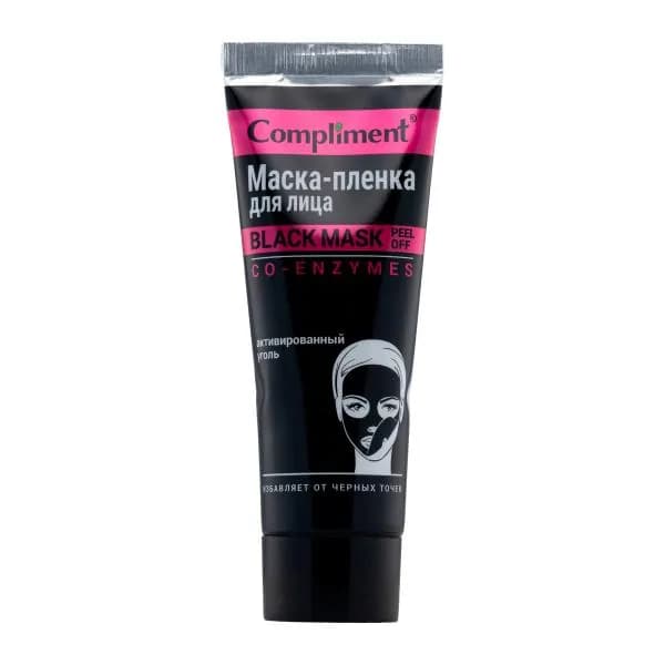 Маска-пленка для лица Compliment Black Mask Co-Enzymes 80мл