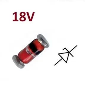 BZV55C 18V стабилитрон SMD (диод Зенера) 10шт