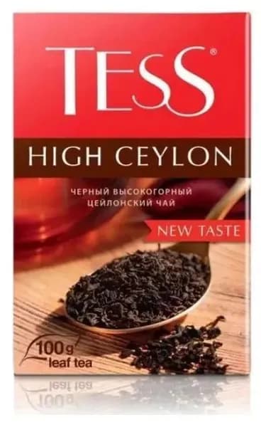 Чай черный листовой Tess High Ceylon, 100 г