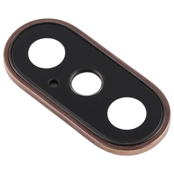 Apple iPhone XS Лицевая панель задней камеры с крышкой объектива для iPhone XS / XS Max (золотой) запчасти для iPhone
