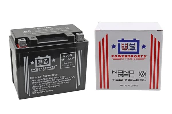 Аккумулятор 12В12Ач POWERSPORT YTX12-BS (1212) NANO GEL (150*86*130)