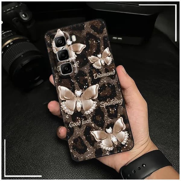 Чехол Lulumi для телефона Infinix Hot50 4G/X6882, мягкий силиконовый чехол с рисунком маслом, модный дизайн, ударопрочный, задняя крышка