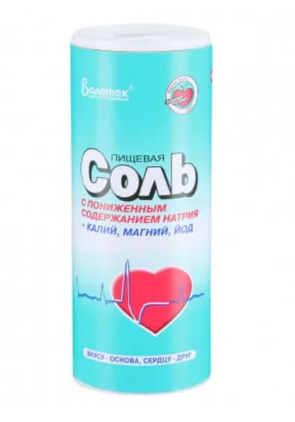 Валетек Соль пищевая 500 гр