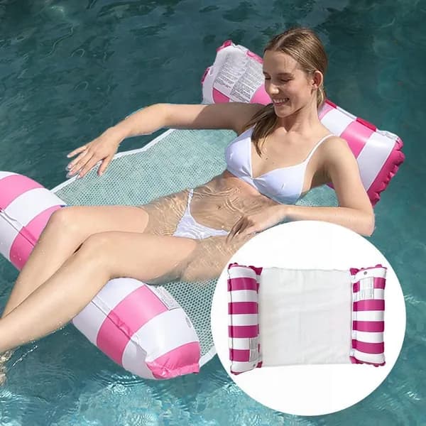 надувной водяной гамак, водяное кресло с откидывающейся спинкой