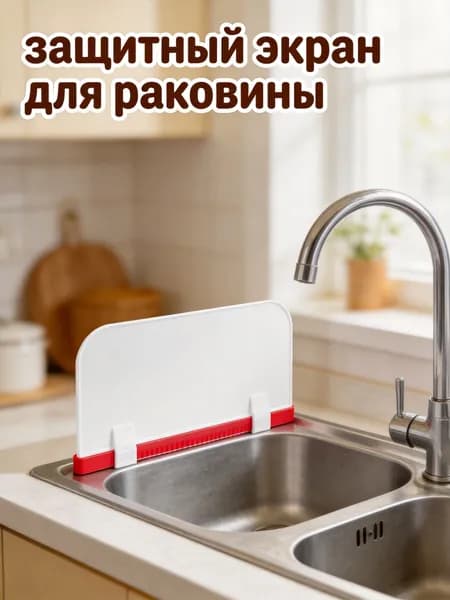 Гибкий водоотталкивающий бортик из тпэ для раковины в ванной комнате