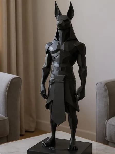 3D печать скульптуры анубиса