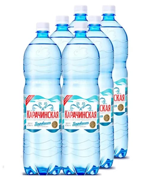 Карачинская Вода Минеральная Газированная 1шт