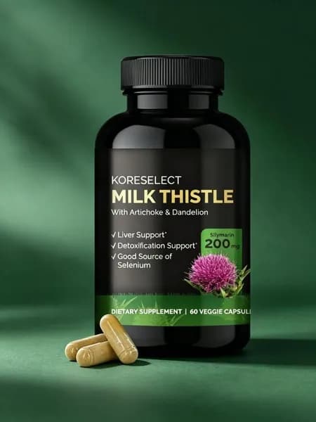 KORESELECT - формула для детоксикации печени и восстановления при жировой дистрофии печени - 60 капсул