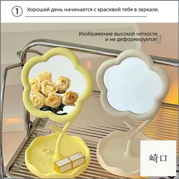 Зеркало для ванной "Зеркало для ванной" 12х12 см круглое