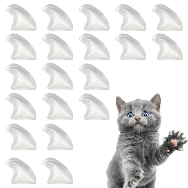 Антицарапки, мягкие защитные колпачки на когти для кошек и котят