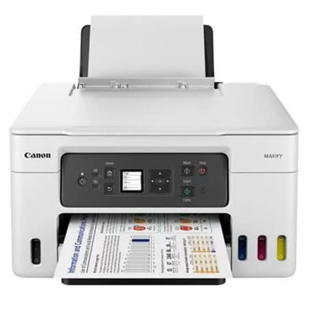 Canon МФУ Струйное Maxify GX3040 + чернила + Руcская версия + Гарантия 12 месяцев, белый, черно-серый