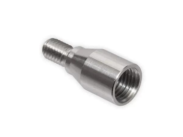 Переходник ЧИСТОGUN - дюраль, папа/мама, резьба M5 на 5/16x27 к шомп.Stil Crin, Mega line, Nimar,под гладкоств.ерши США