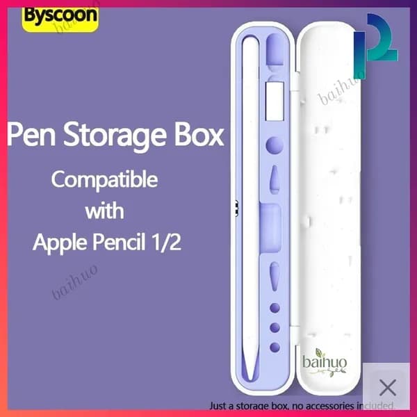 Коробка для хранения Apple Pencil 2-го/1-го поколения, аксессуар для iPad Pencil, кабель для зарядки, защитный чехол для стилуса