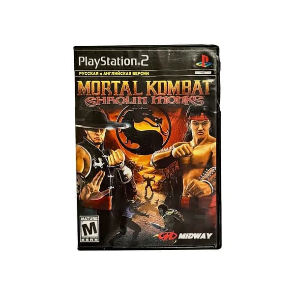 Игра для Sony PlayStation 2 (PS2) Mortal Kombat Shaolin Monks (Fighting / Драки, Midway, 2005)