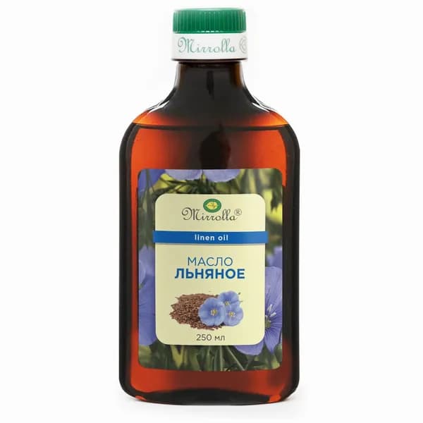 Мирролла Льняное масло, флакон 250 мл