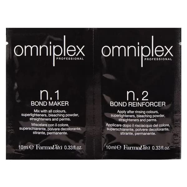 Farmavita Система защиты и восстановления волос Omniplex n.1 Bond maker + n.2 Bond reinforcer, Mini Kit 2*10 мл