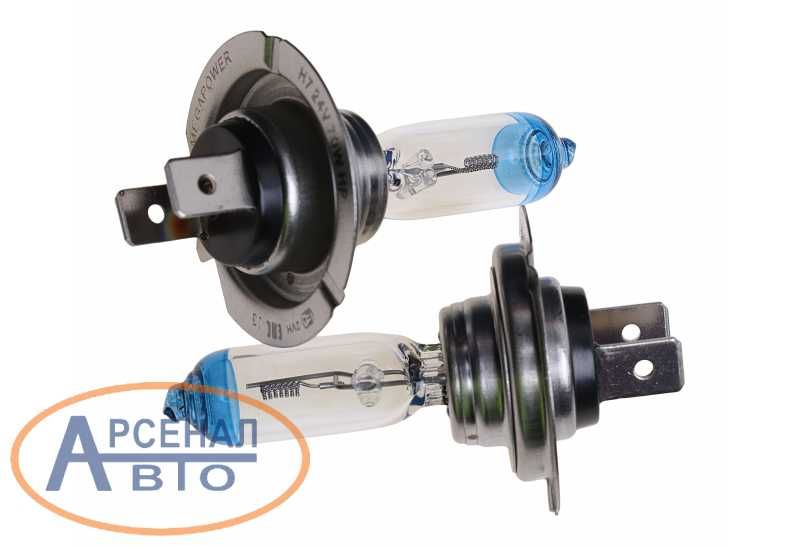 Автолампа 24v 70w h7 фарная px26d +50% бокс (2шт, ) megapower 370-33-034