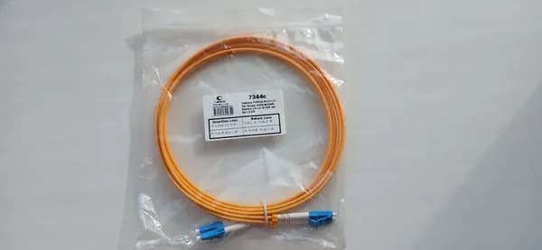 Оптический шнур Cabeus duplex LC-LC 9/125 sm 2м LSZH (7344c)