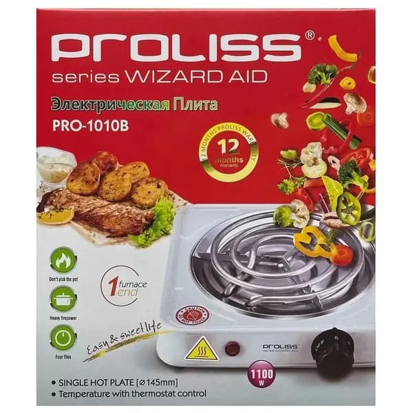 Плита PROLISS 1010, 1100Вт.