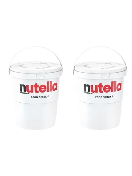 Набор 2 шт х 3 кг Шоколадно-ореховая паста Nutella, крем из фундука и какао, классический вкус, для завтраков, десертов и выпечки, большая упаковка