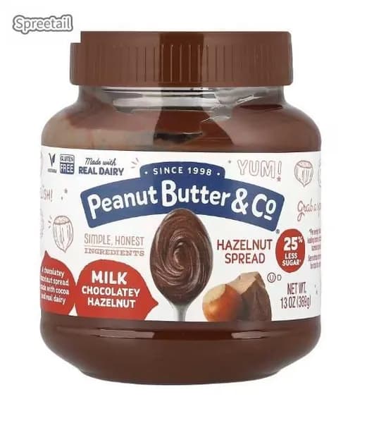 Peanut Butter & Co., Ореховый соус с фундуком в молочном шоколаде, 13 унций (369 грамм)