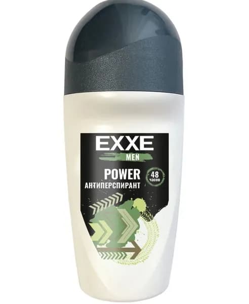Эксе / EXXE men - Дезодорант-антиперспирант ролик для тела мужской Power 48ч 50 мл
