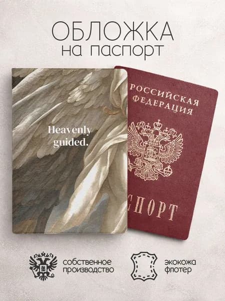 Обложка на паспорт eavenly guided