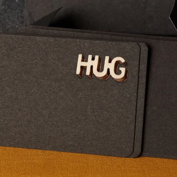 Деревянные буквы hug, 100 штук, для поделок и декора