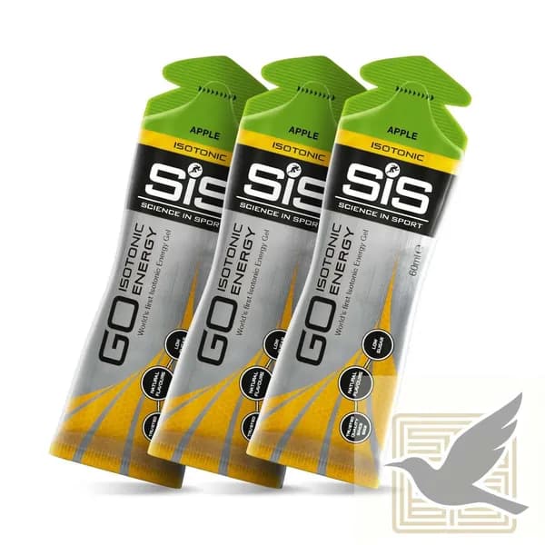 SiS, GO Isotonic Energy Gel, Гель изотонический углеводный, вкус Яблоко, 60мл, 3шт.