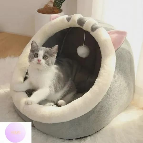 Домик для собаки и кошки, будка для животных мелких пород, дом лежанка для собак и кошек