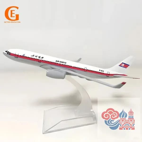 Металлическая Модель Самолета TU-204 P-633 Северная Корея, Советских Air KORYO Литая Коллекционная