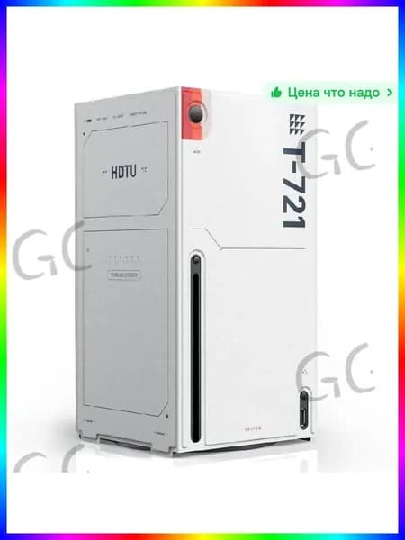 Чехол для игровой приставки Xbox Series X/S из искусственной замши, белый, Starfield Edition