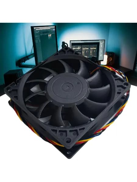 Быстрая скорость 92x92x25 мм 92 мм охлаждающий вентилятор DC12V 1.04A 4100 об/мин с двойными подшипниками для корпуса компьютера CPU