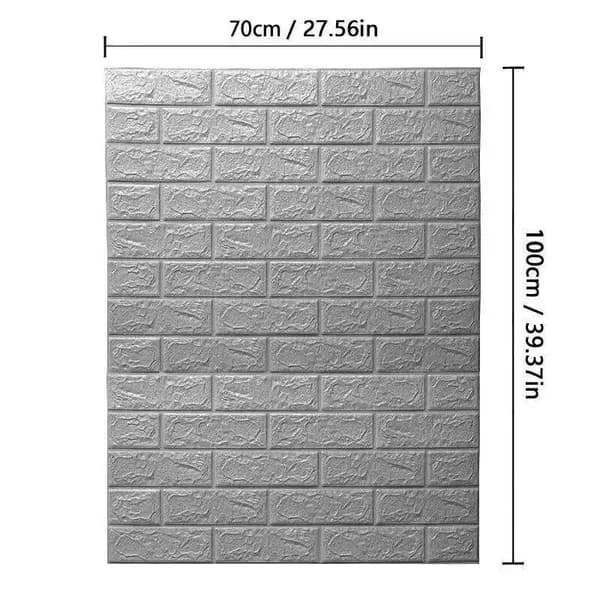3D Панели Самоклеящиеся Для Стен,70 X 100 См,ПВХ,1 Шт В Комплекте