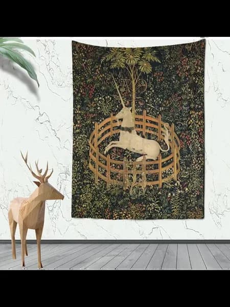 Гобелен с единорогом 230x150cm